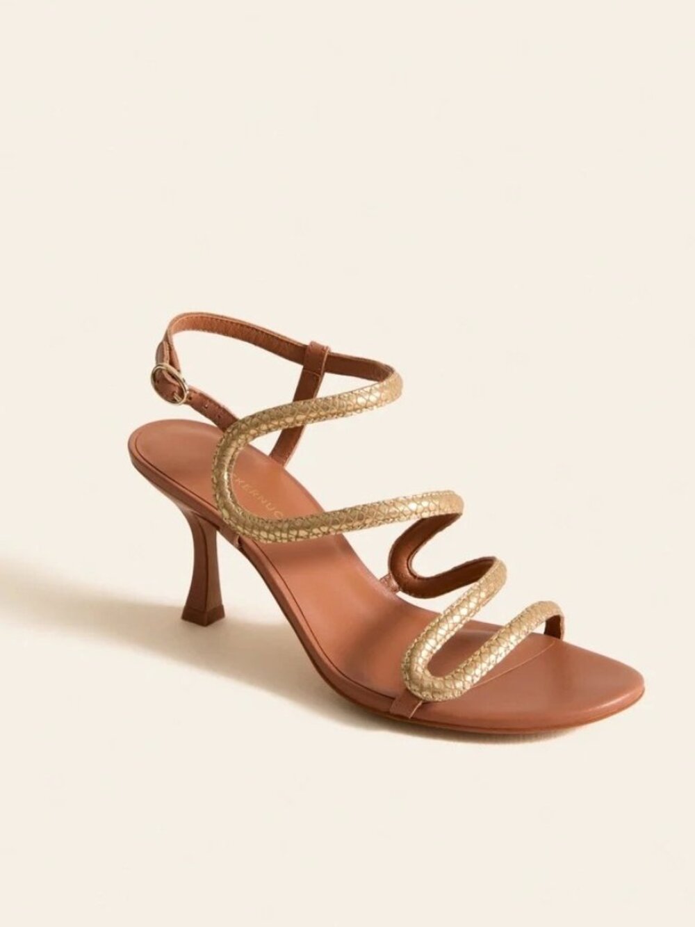 Tuckernuck Shoes Lara Heels in Champagne New with box Womens Sandals